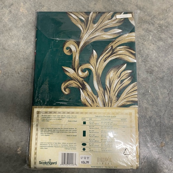 Bardwil linens holiday eloquence rectangular - Picture 4 of 5